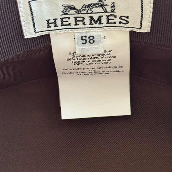 Hermes Black and Tan Cap - Picture 5 of 8